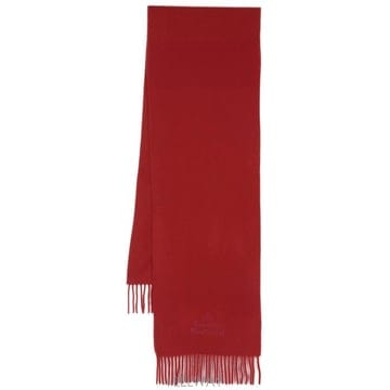 26FW 비비안웨스트우드 자수 로고 머플러 81030007W00Q7 H401 RED