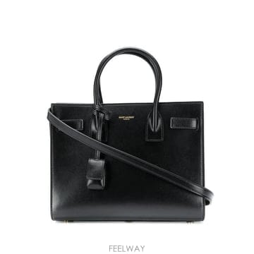 26FW 생로랑 스무스 레더 삭 드 주르 베이비백 421863 02G9W 1000 NERO