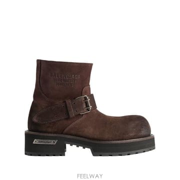 26FW 발렌시아가 부츠 873435 WCB43 2981 L ESPRESSO AG SILVER