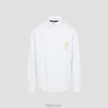 Jacquemus 26FW ��ũ���� ���� ���� SHM00541AW00910 3ND STRIPE LOGO LIGHT BLUE W26FW ��ũ���� ���� ���� SHM00541AW00910 3ND STRIPE LOG