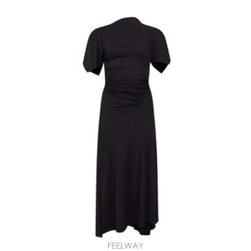 26FW 빅토리아 베컴 원피스 1426JDR007350A BLACK 1