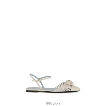 26SS 발렌티노 가라바니 플랫 슈즈 8W2S0LX5DMD REN CREAM