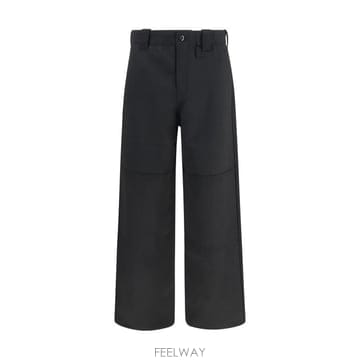 26FW 겐조 스트레이트 팬츠 FG65PA2079TA 99 BLACK