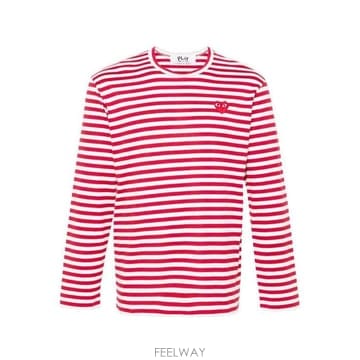 Comme des Garcons 26SS �ĵ������� ���� Ƽ���� AX T164 051 RED WHITE White red26SS �ĵ������� ���� Ƽ���� AX T164 051 RED WHITE Whit
