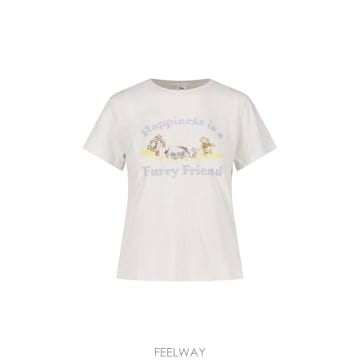 26FW 리던 반팔 티셔츠 024 02WCGT429 VINTAGE WHITE