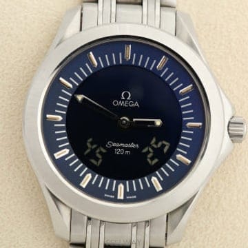 오메가 씨마스터 OMEGA 아나 디지 멀티펑션 쿼츠 시계 Ref.2521.81