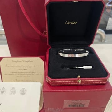 Cartier ��쿡  ���� �극�̽��� Ŭ���� 18K 4P ���̾� 19CM��쿡  ���� �극�̽��� Ŭ���� 18K 4P ���̾� 19CM