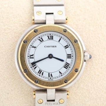 까르띠에 산토스 방돔 18K 콤비 여성용 쿼츠 Cartier Santos Quartz Ref. 81913