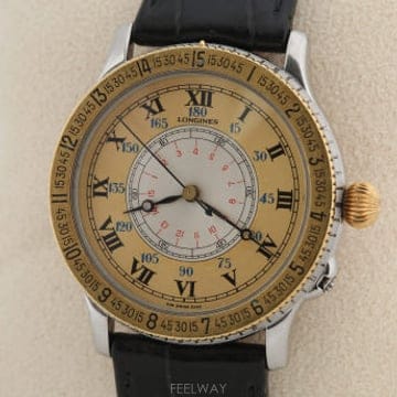 론진 린드버그 아워 앵글 Longines 오토매틱 시계 Ref. L2.601.5.31.3