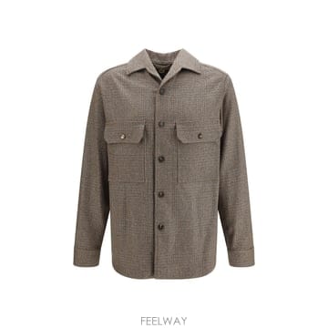 [B1] 로로피아나 FRM1620 남방 셔츠 탑 남성 FRM1620F8FV