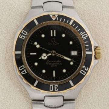 오메가 씨마스터 프리본드 OMEGA Seamaster 18K골드/스틸 콤비 쿼츠 시계