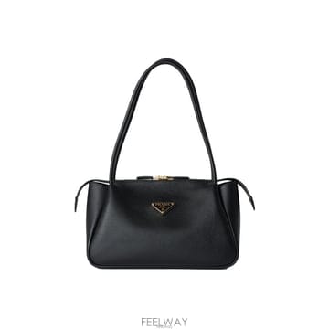 프라다 26FW 삼각로고 소프트 그레인 미디움 토트&숄더백 블랙 1BA444 2CYS F0002