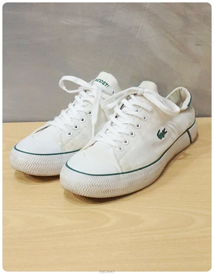 LACOSTE ���ڽ��� �׸��� ĵ���� ����Ŀ�� (UK8/270mm)���ڽ��� �׸��� ĵ���� ����Ŀ�� (UK8/270mm)