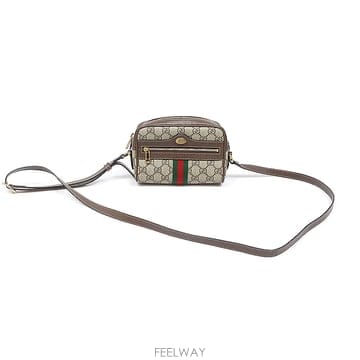 Gucci(구찌) 517350 GG 수프림 캔버스 WEB 오피디아 미니 크로스백