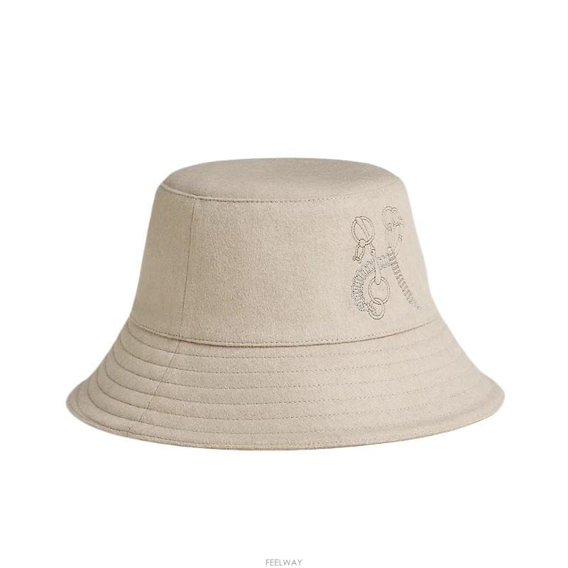 HERMES �����޽� ���̷� Milo Dechaine bucket hat ��Ŷ �� ĳ�ù̾� ���� H262009N KK57�����޽� ���̷� Milo Dechaine bucket hat ��Ŷ �� ĳ��