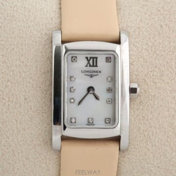 론진 Longines 돌체 비타 DolceVita 나전 다이얼 다이아몬드 인덱스 여성용 쿼츠