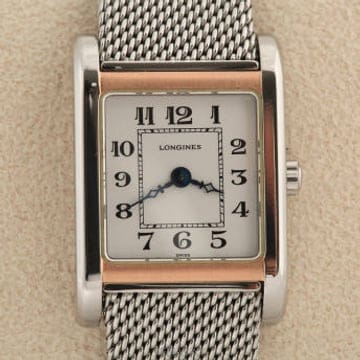 론진 Longines 클래식 Classic 1926 핑크 골드 콤비 여성용 쿼츠
