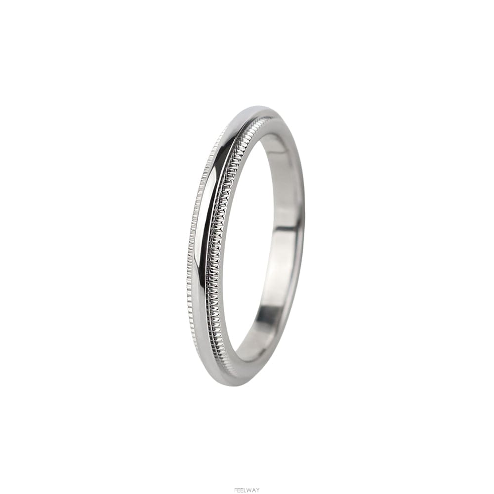 TIFFANY & Co Ƽ�ĴϾ��� PT950 �÷�Ƽ�� �б׷��� ���� 2MM 6ȣ 37571-1Ƽ�ĴϾ��� PT950 �÷�Ƽ�� �б׷��� ���� 2MM 6ȣ 37571-