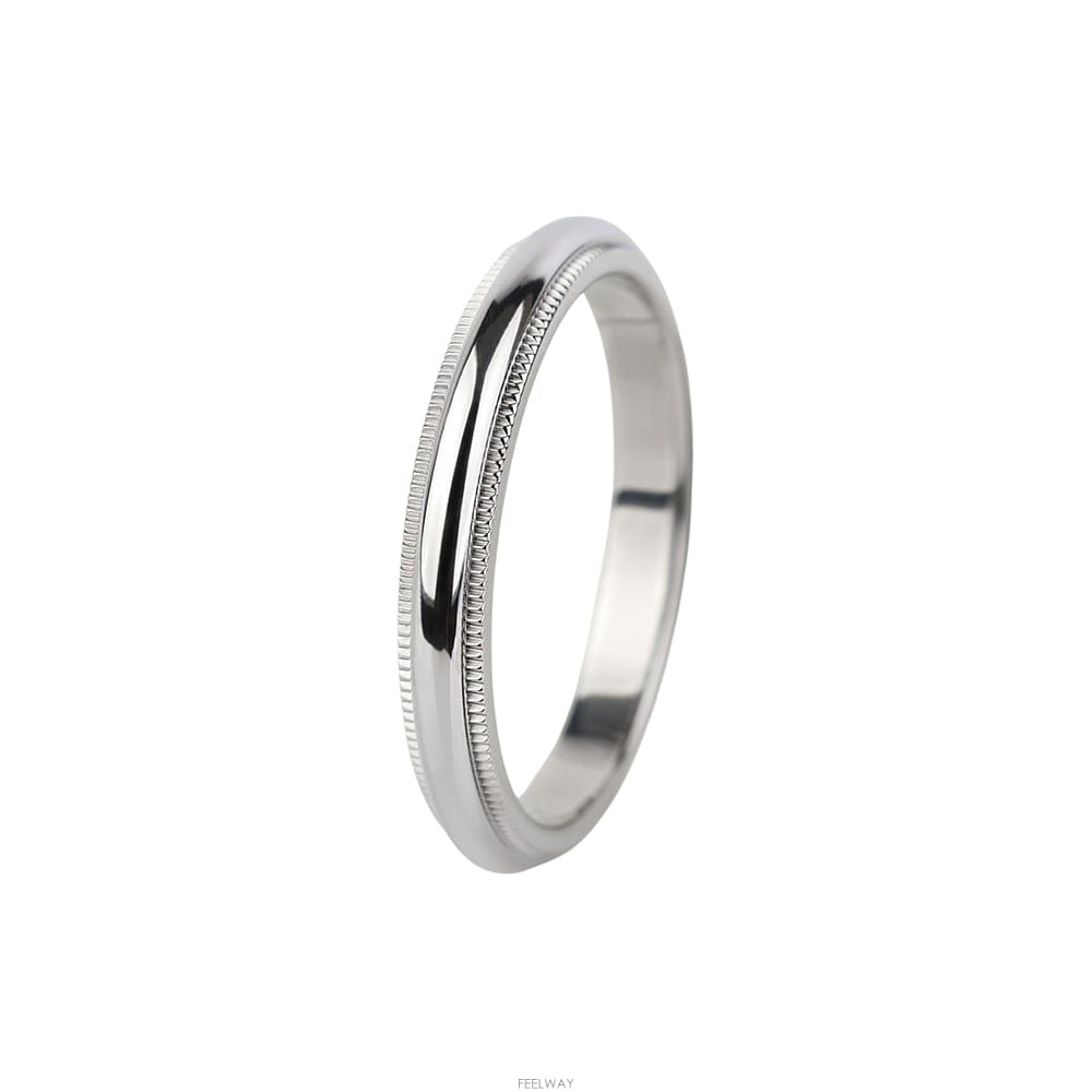 TIFFANY & Co Ƽ�ĴϾ��� PT950 �÷�Ƽ�� �б׷��� ���� 3MM 19ȣ 37571-2Ƽ�ĴϾ��� PT950 �÷�Ƽ�� �б׷��� ���� 3MM 19ȣ 37571