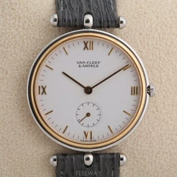반클리프 아펠 Van Cleef & Arpels La Collection 18K 골드 콤비 쿼츠