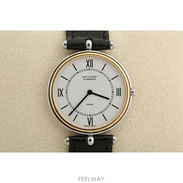 반클리프 아펠 Van Cleef & Arpels La Collection 원형 쿼츠 시계 Ref. 43104