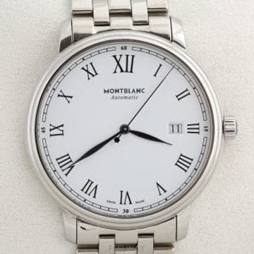 몽블랑 트래디션 Montblanc Tradition 화이트 다이얼 오토매틱 시계
