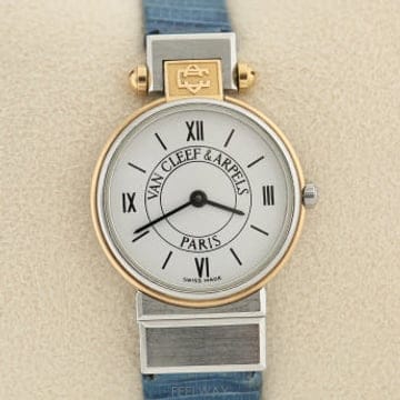 반 클리프 아펠 Van Cleef La Collection 18K 여성용 쿼츠 시계