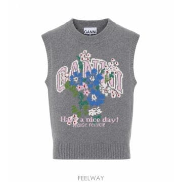 26FW 가니 민소매 티셔츠 A1180017 920 Paloma