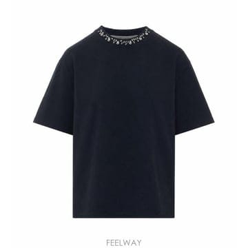 26FW 골든구스 반팔 티셔츠 GWP01874 P00189790456 Black