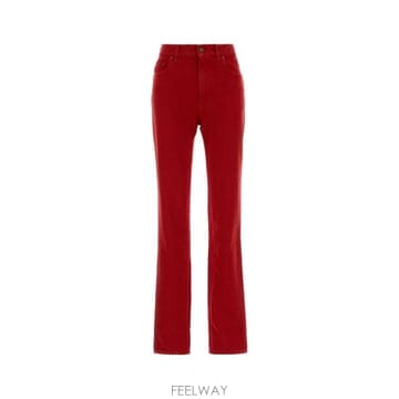 26FW 끌로에 스트레이트 팬츠 CH26WDP21159 656 Red