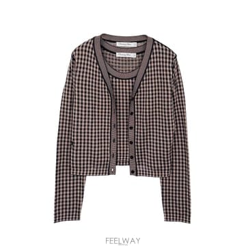 DIOR [������] ��� üũ����� ����� & �����긮�� Ʈ�� SET 38 ������/���� 6ET1570[������] ��� üũ����� ����� & �����긮�� Ʈ�� SET 