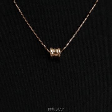 불가리 357255 18K로즈골드(핑크골드) 비제로원 네크리스 펜던트 목걸이aa66838