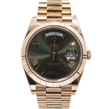 롤렉스 228235 18K에버로즈골드금통 DAY-DATE 데이데이트 올리브그린 40MM 남성시계aa66727