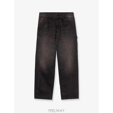 [N85]칼하트 I034871 남성 데님 청바지 진 CARHARTT WIP Washed out black d