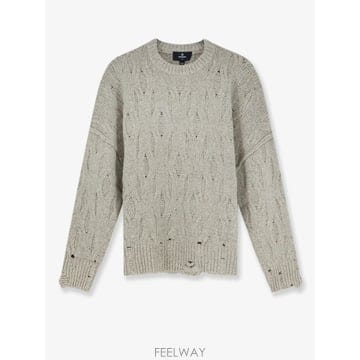[N85]리프리젠트 MLM101009 남성 니트 스웨터 가디건 REPRESENT Wool and viscos