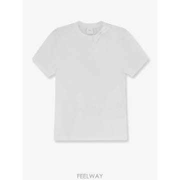 [N85]디올 653T13A4M21 여성 티셔츠 민소매 긴소매 탑 DIOR Cotton T shirt wit