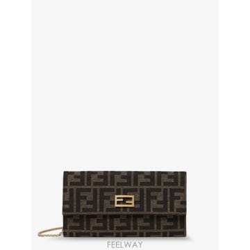 FENDI [N85]��� 8M0596 ���� ���� ī������ ���� FENDI FF Zucca Fabric Continent[N85]��� 8M0596 ���� ���� ī������ ���� FENDI FF Zucc