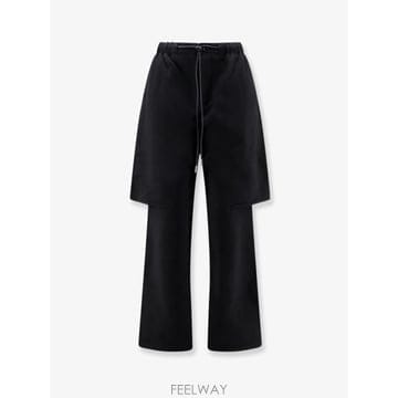 [N85]사카이 2608685 여성 트라우저 바지 팬츠 면바지 SACAI Cotton trousers wit