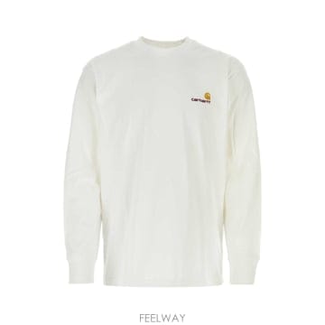 [X45]칼하트 I029955 02XX 남성 티셔츠 민소매 탑 White cotton L S American