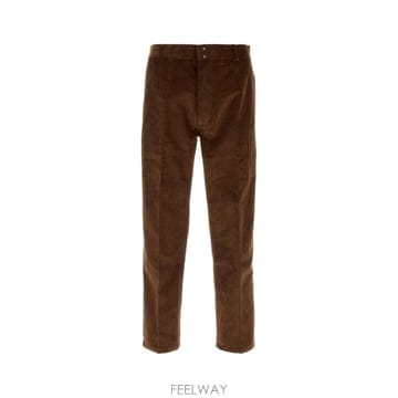 [X45]아미 HTR925CO0089 2221 남성 바지 면바지 조거 카고 와이드 Brown corduroy