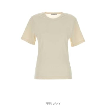 [X45]르메르 TS0002LJ1016 WH048 여성 티셔츠 민소매 탑 나시 Cream cotton t s