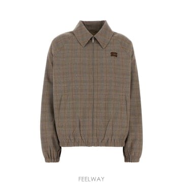 [X45]미우미우 ML1575SOOO1949 F0005 여성 자켓 베스트 블레이저 봄버 데님 Embroide