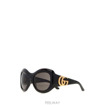 GUCCI [X45]���� A0072YJ0740 1012 ���� ���۶� �Ȱ� ���̿��� Black acetate sungl[X45]���� A0072YJ0740 1012 ���� ���۶� �Ȱ� ���̿���