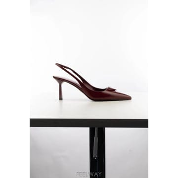 [W63]프라다 1I901MFDD75055 F0D27 여성 하이힐 펌프스 슬링백 SCARPE CON TACC