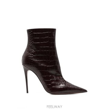 Paris Texas croc effect Vera ankle boots 12188735766792 TP72
