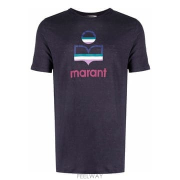 [당일]이자벨마랑 로고 프린팅 린넨티 TS0427 22P049H 30FN
