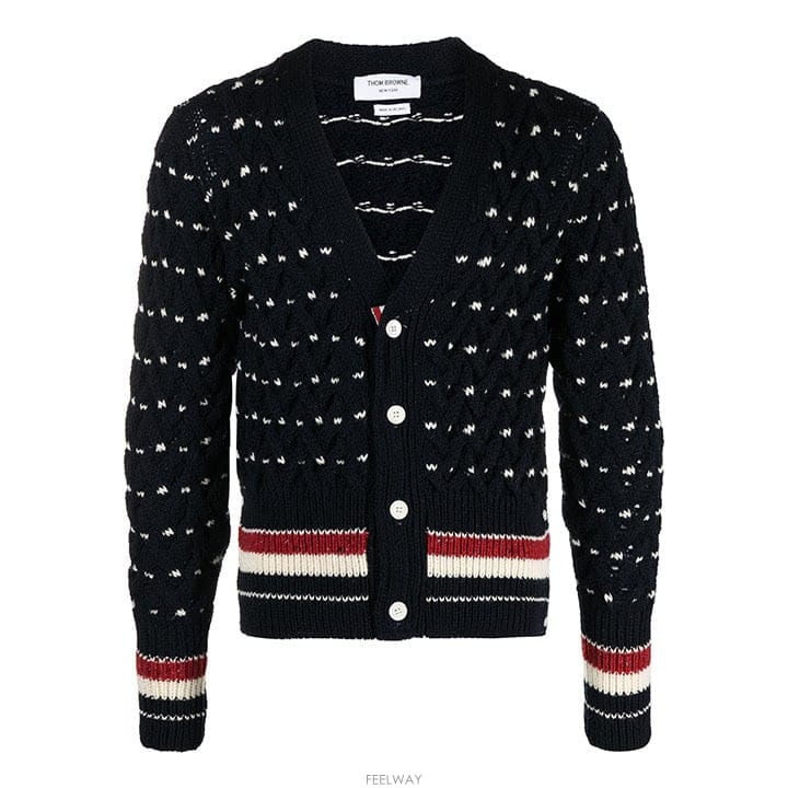 Thom Browne [����]24FW ����� RWB ���ϰ� ���̺� ��Ʈ ����� ���̺� MKC542B Y1506 415[����]24FW ����� RWB ���ϰ� ���̺� ��Ʈ ����� ����
