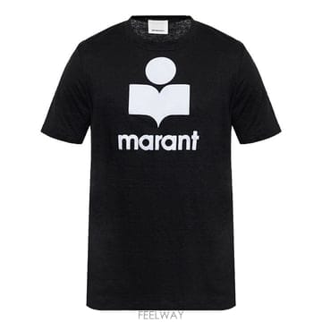[당일]이자벨마랑 카르만 KARMAN 린넨 티셔츠 블랙 TS0045HA B1N22H 01BK