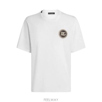 26SS 돌체앤가바나 T 셔츠 로고 G8PN9ZG7PZFW0800 TP578078331