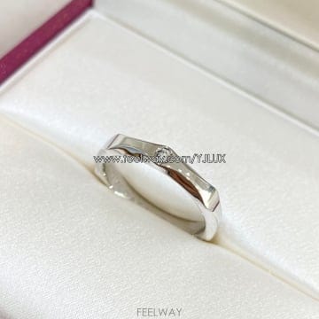 불가리 52 인피니토 1P 다이아 플래티늄 반지 Y25596